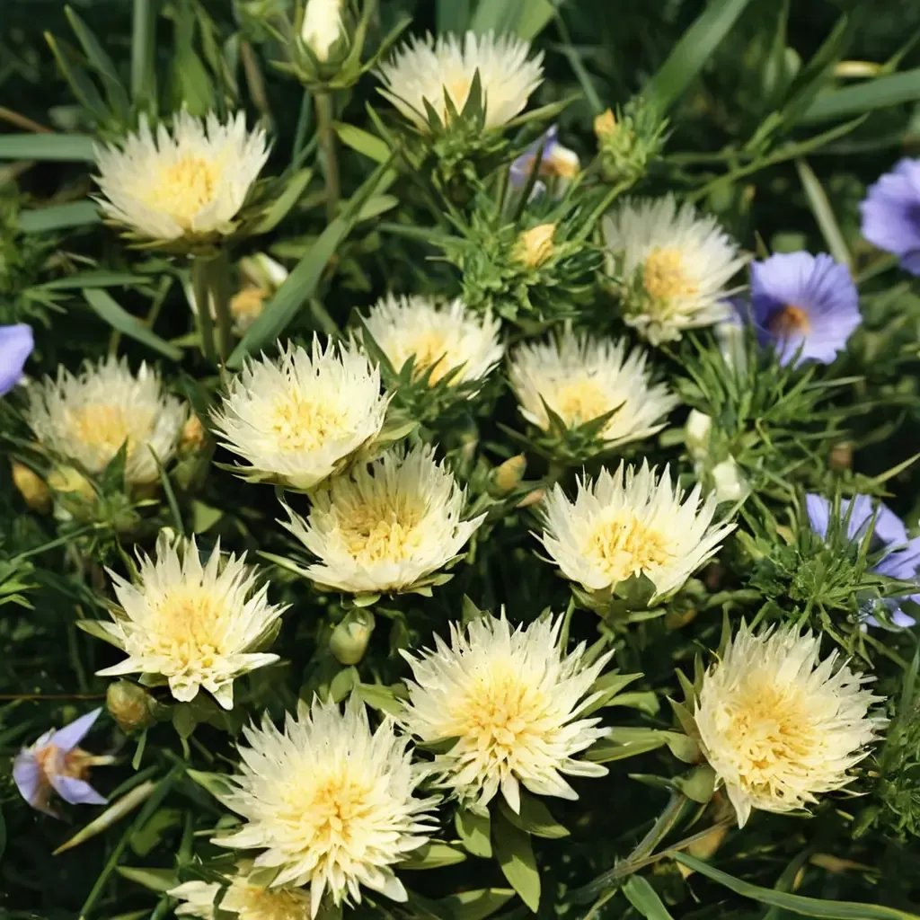 Stokesia laevis 'Mary Gregory'