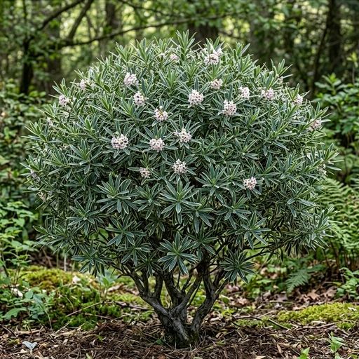 Daphne burkwoodii 'Carol Mackie'