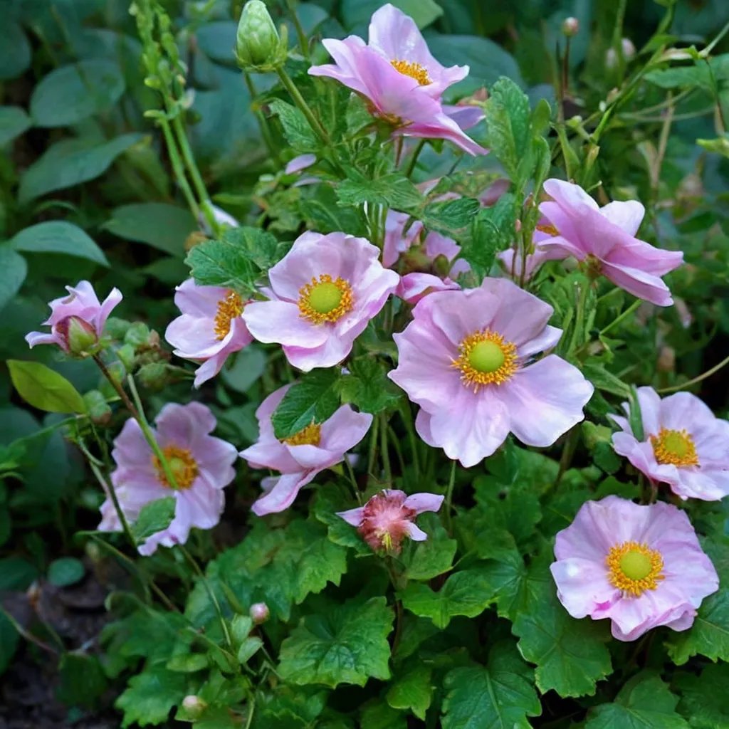 Anemone x hybrida 'Alice'