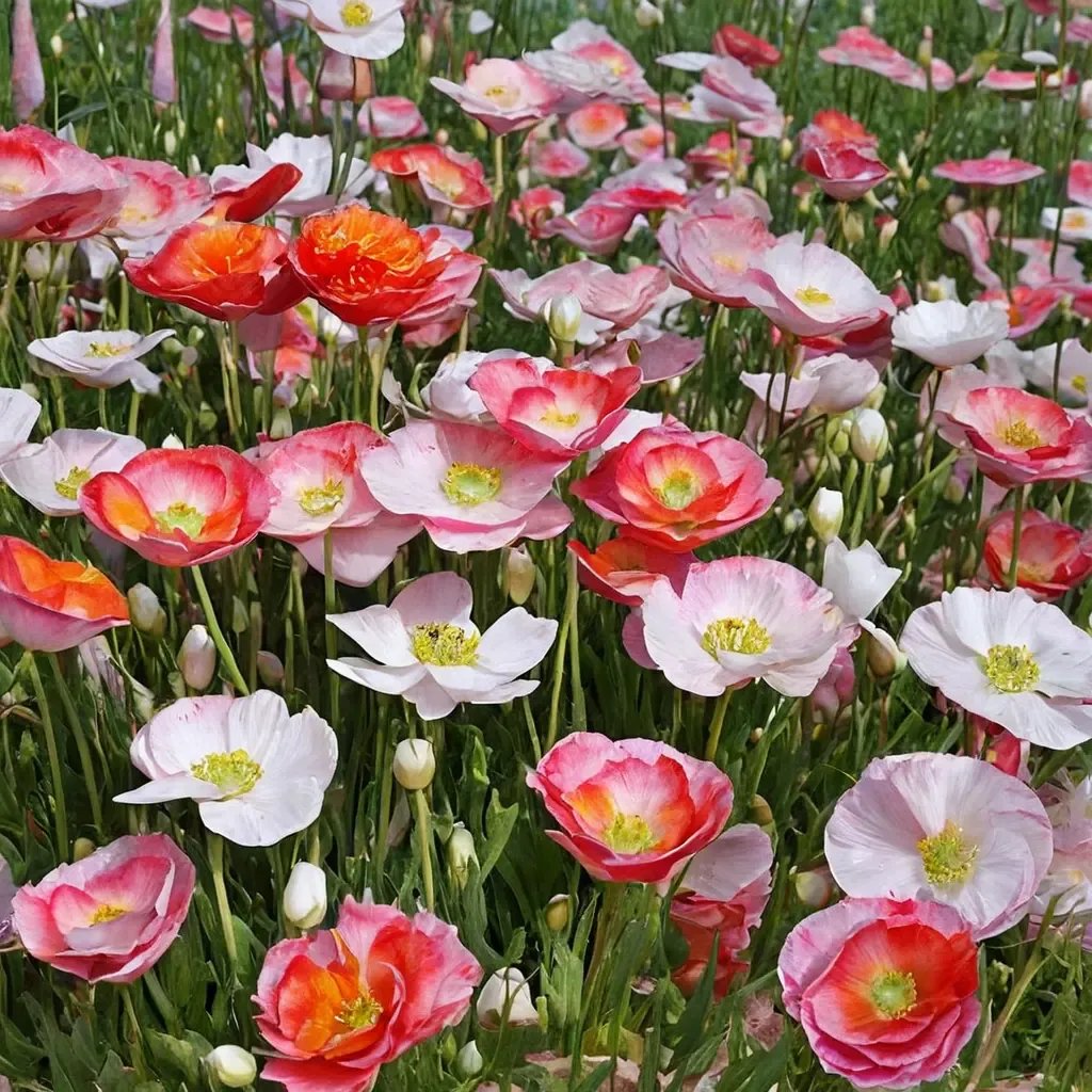 Papaver rhoeas 'Falling in Love'