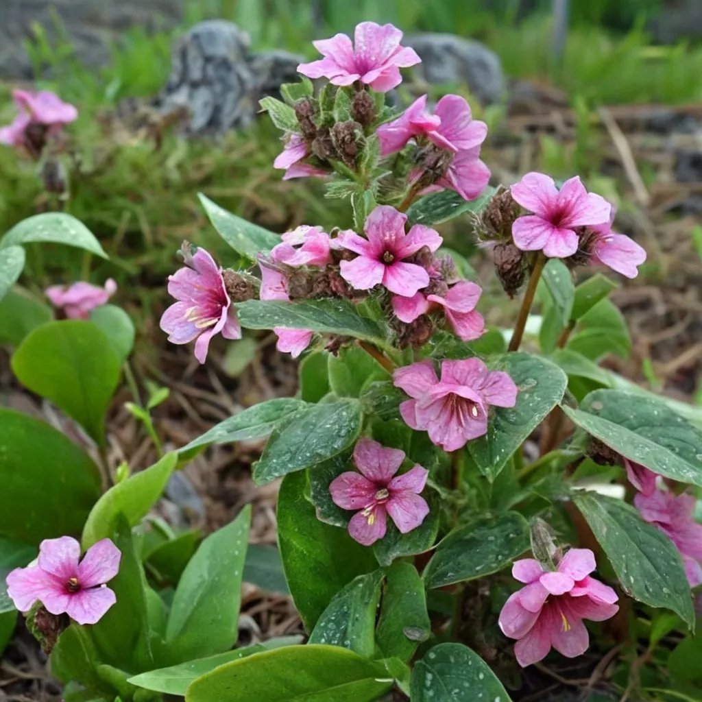 Pulmonaria saccharata 'Pink Dawn'