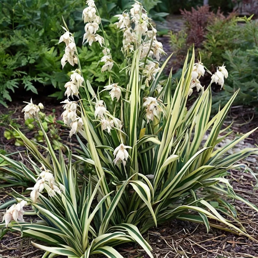 Yucca flaccida 'Golden Sword'