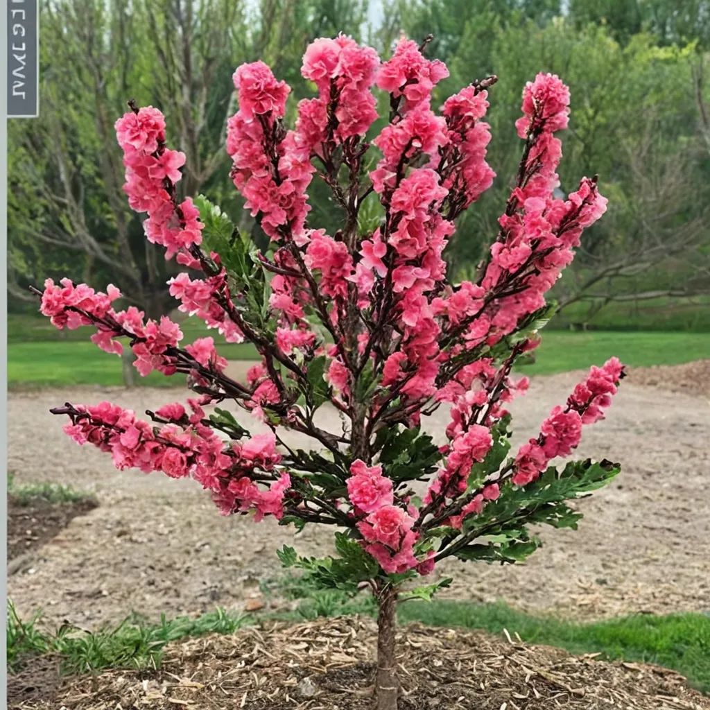 Prunus persica 'Ruby Ruffle'