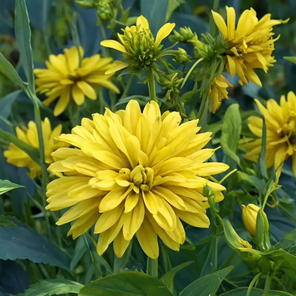 Rudbeckia hirta 'Goldquelle'