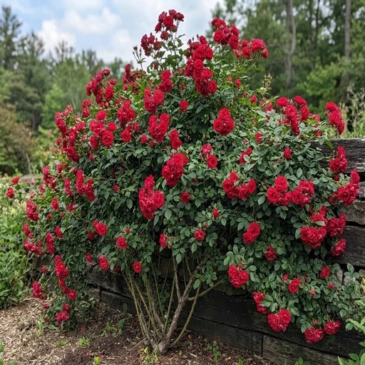 Rosa 'Ramblin' Red'
