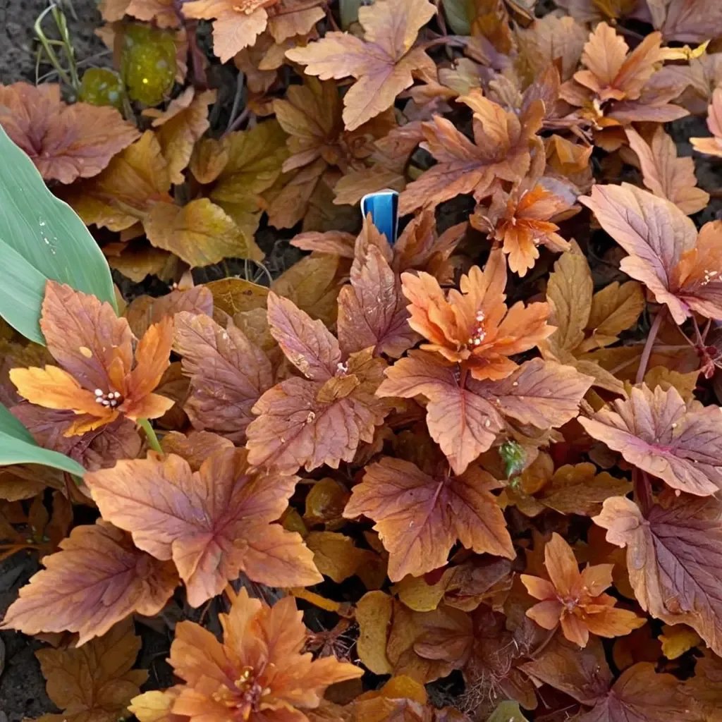 Heucherella tiarella 'Pumpkin Spice'