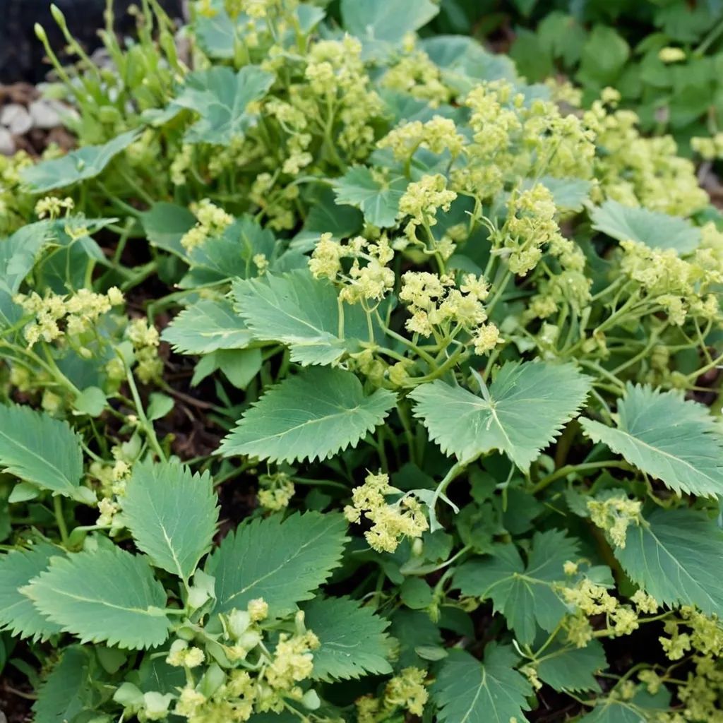 Alchemilla sericata 'Gold Strike'