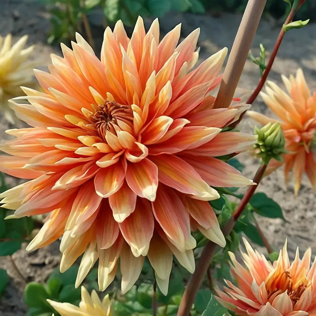 Dahlia x hortensis 'Motto Dinnerplate'