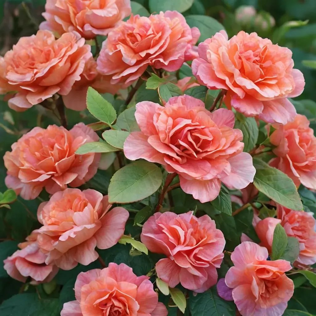 Rosa x hybrida 'Easy Does It'