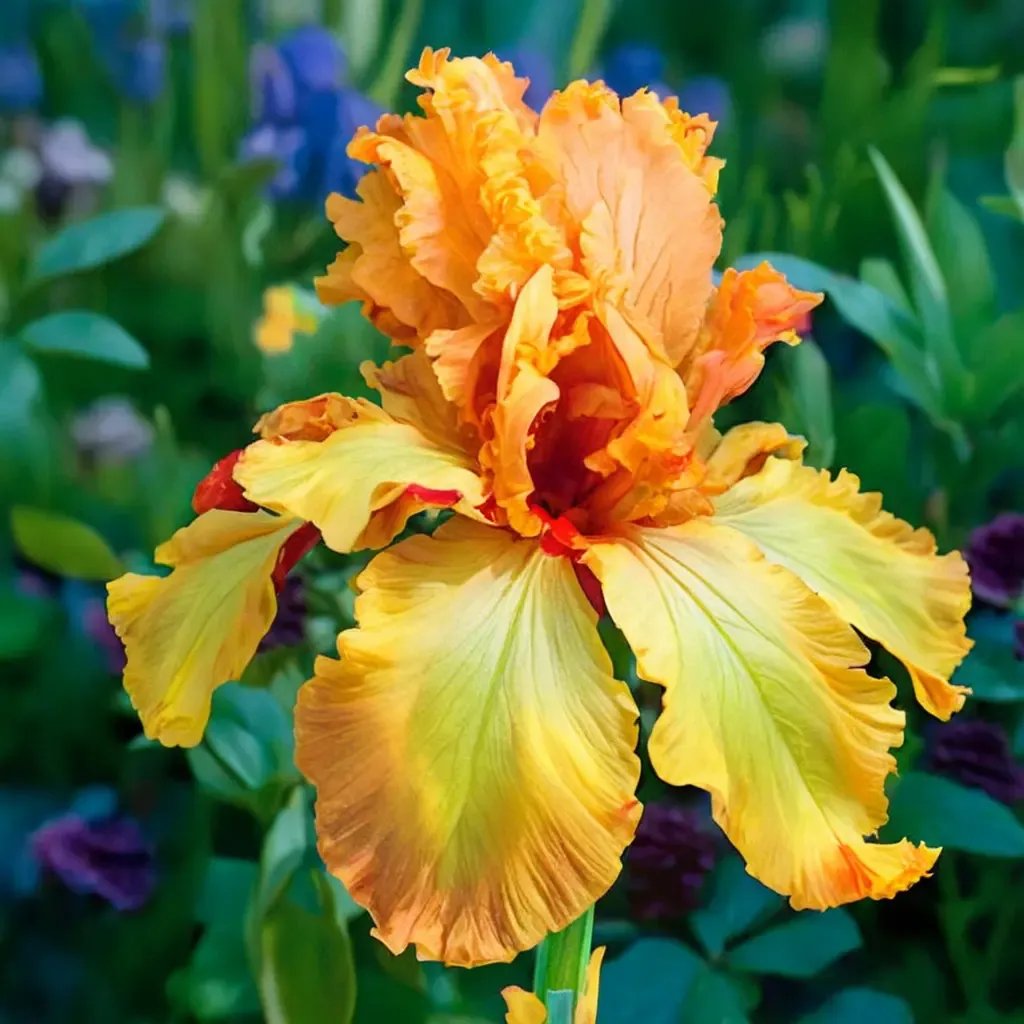 Iris x germanica 'Disco Music'