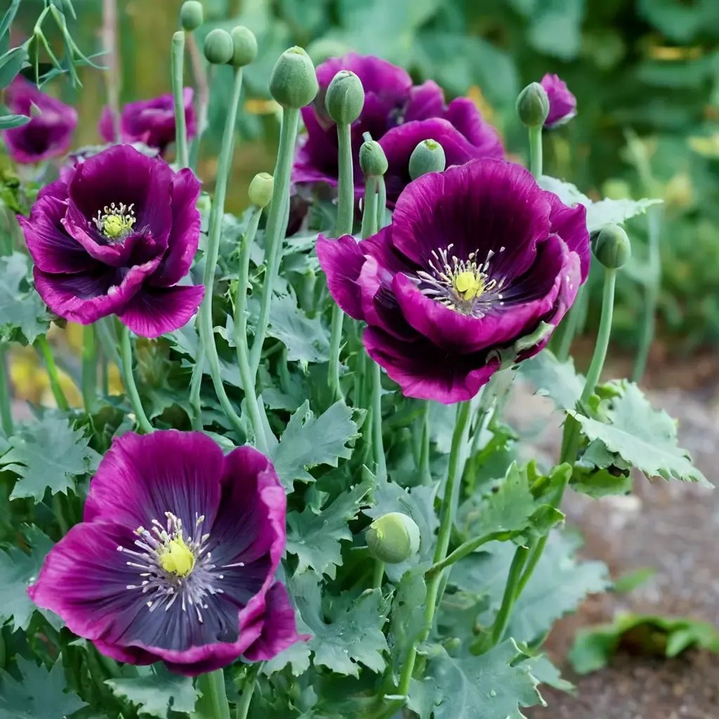 Papaver somniferum 'Lauren'