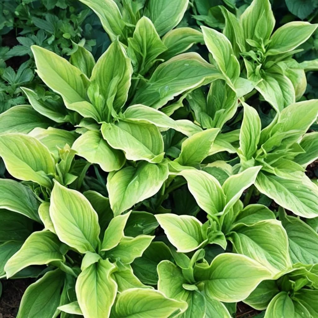 Hosta x hybrida 'Fall Dazzler'