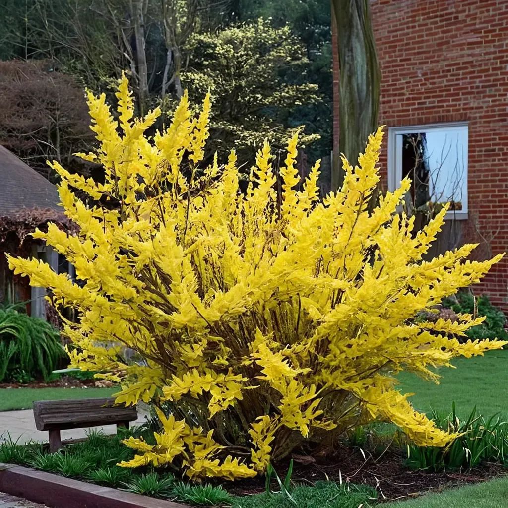 Forsythia x intermedia 'Lynwood Gold'