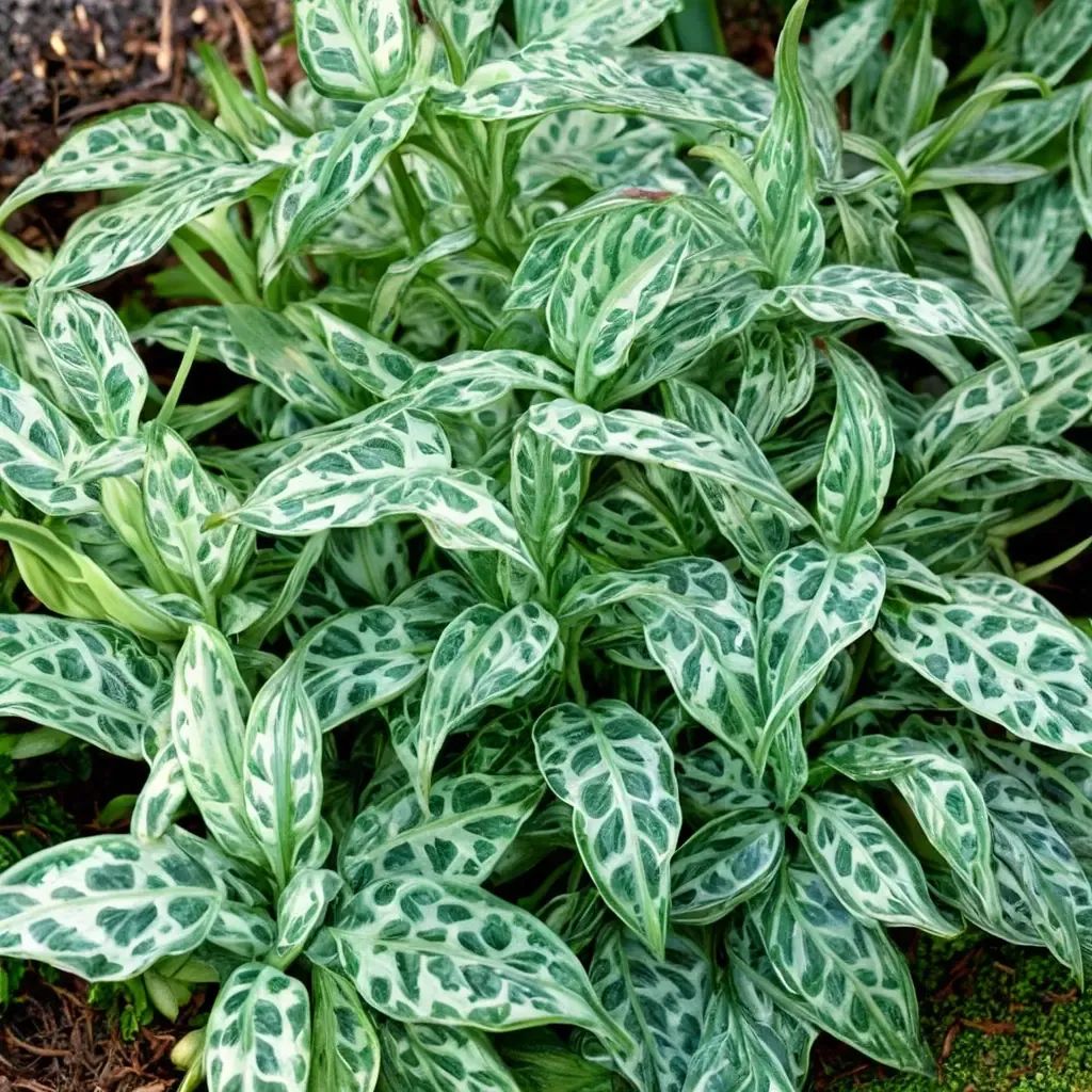 Arum italicum 'White Winter'