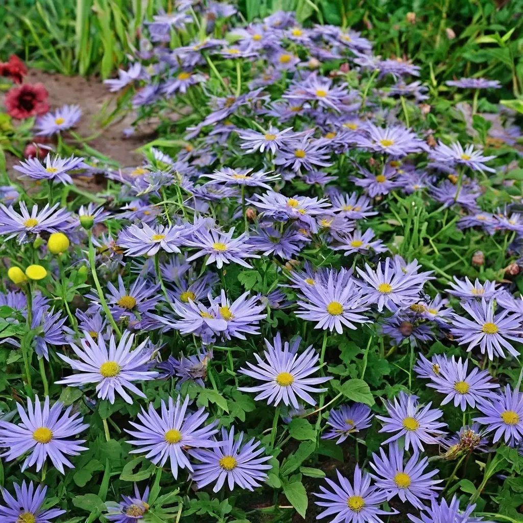 Aster x hybrida 'Monch'
