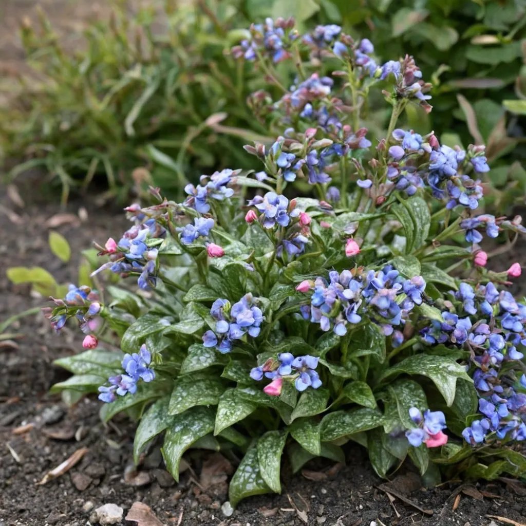 Pulmonaria officinalis 'Pink-a-Blue'