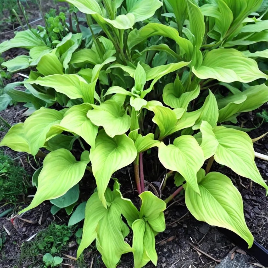 Hosta x hybrida 'Green Lava'