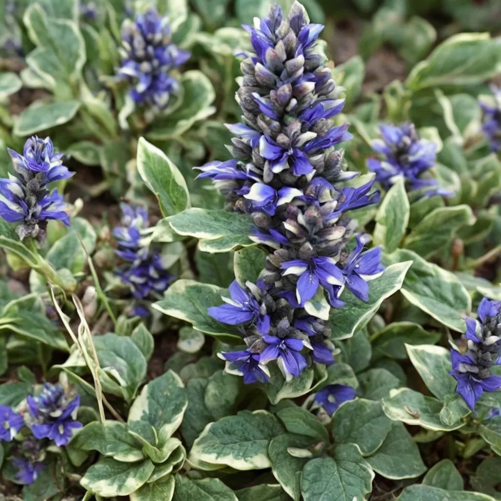 Ajuga reptans 'Silver Beauty'