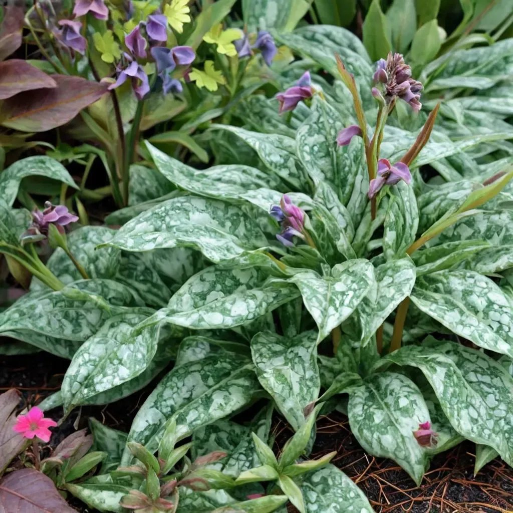 Pulmonaria officinalis 'High Contrast'