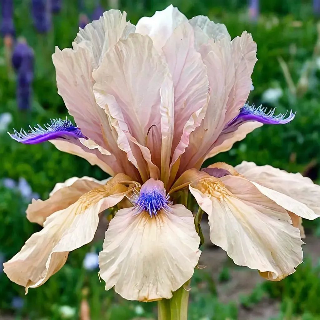 Iris x germanica 'Concertina KickStart Reblooming'
