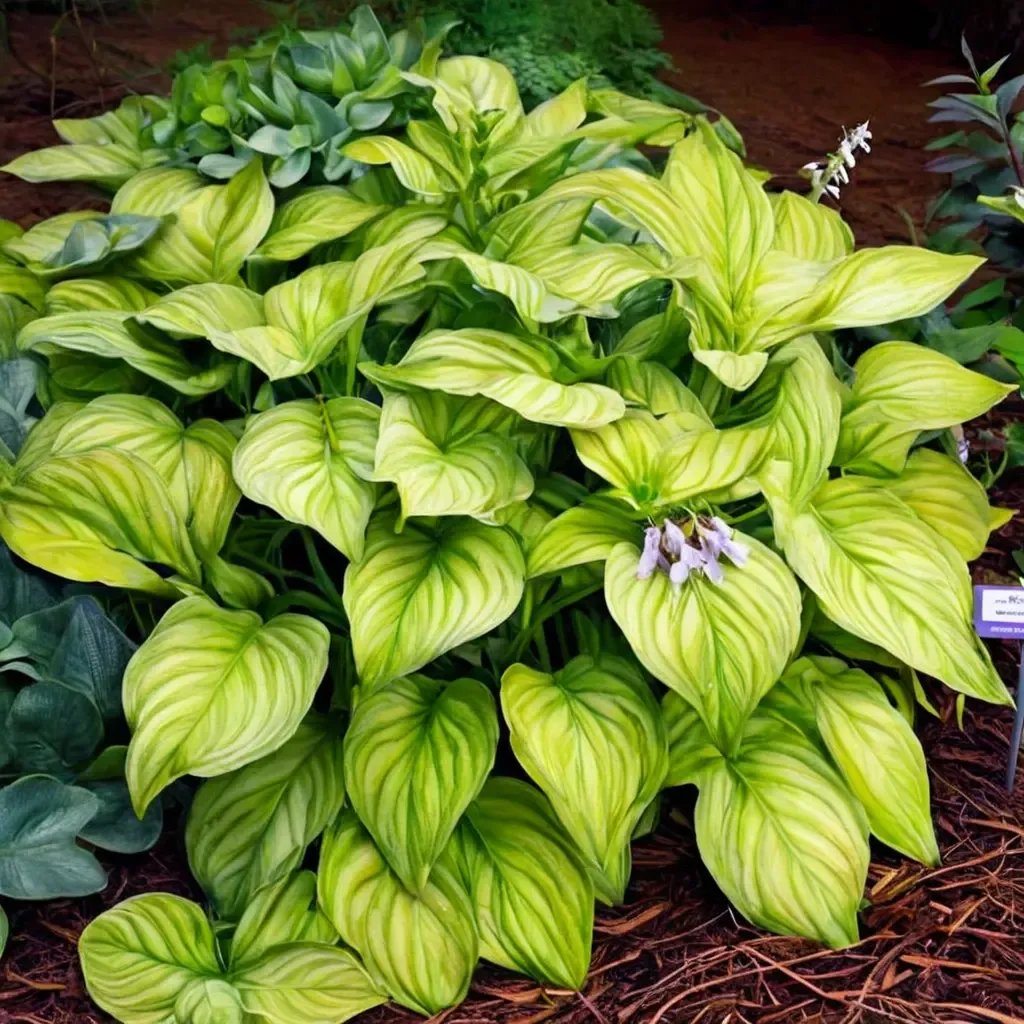 Hosta halcyon 'Stained Glass'