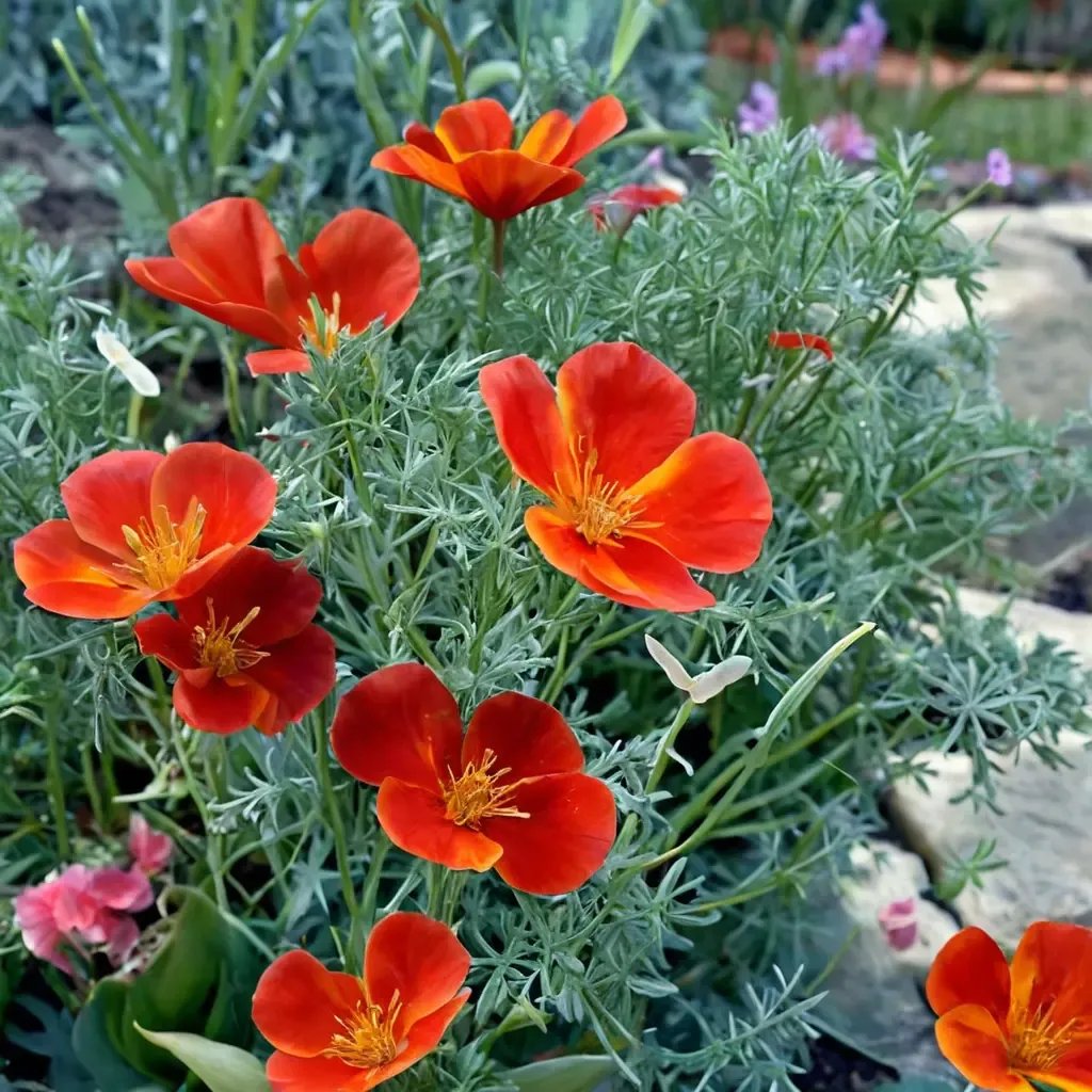 Eschscholzia californica 'Red Glow'