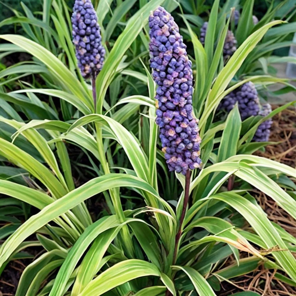 Liriope muscari 'Gold Band'
