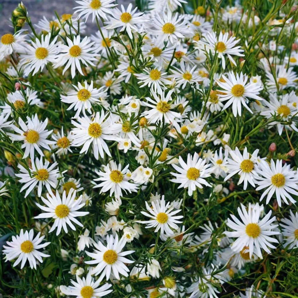 Boltonia asteroides 'Snowbank'