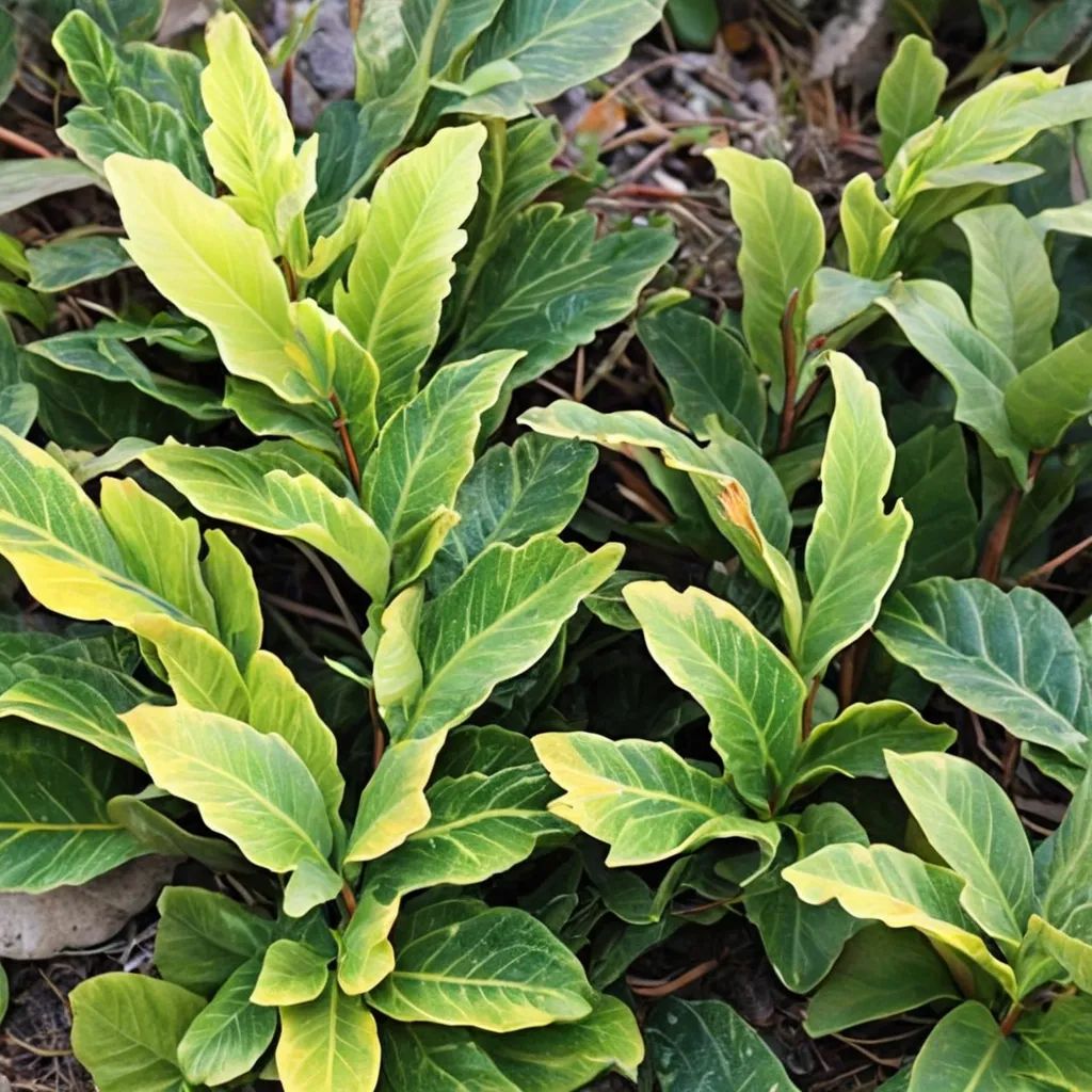 Pyrrosia lingua 'Ogon Nishiki'