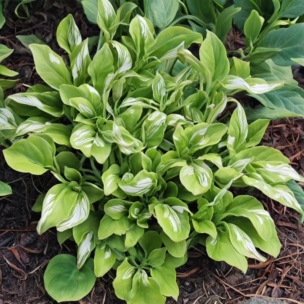 Hosta x hybrida 'Royal Tiara'