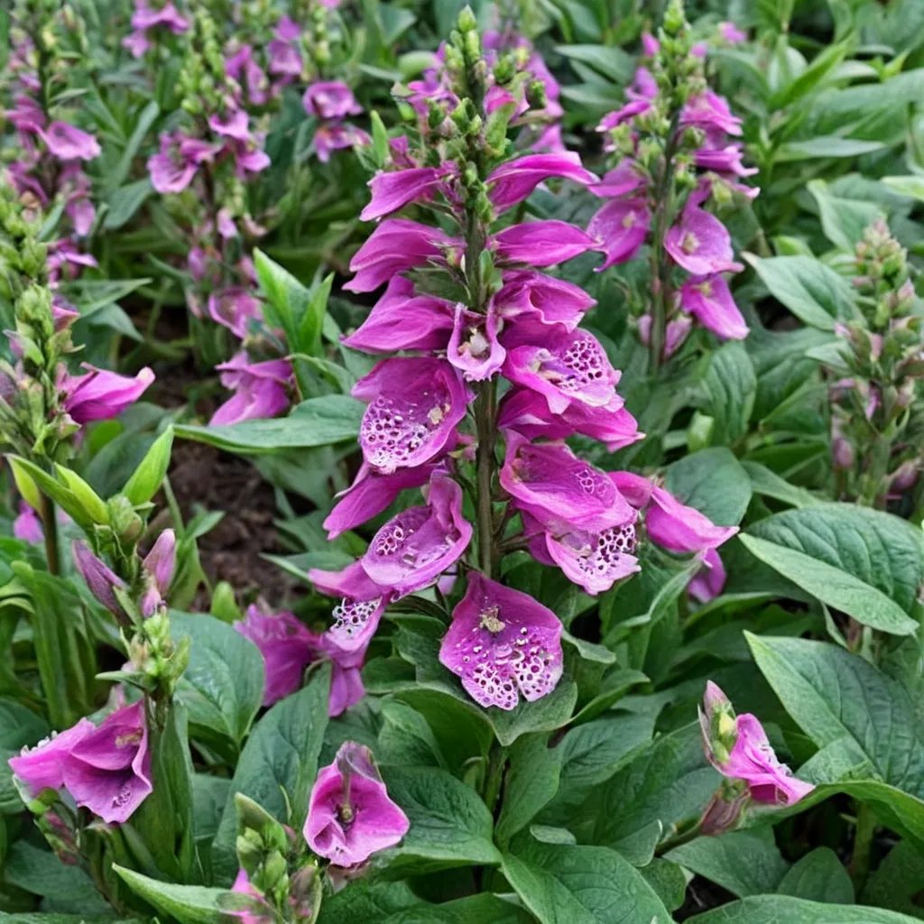 Digitalis purpurea 'Dalmatian Purple Improved'