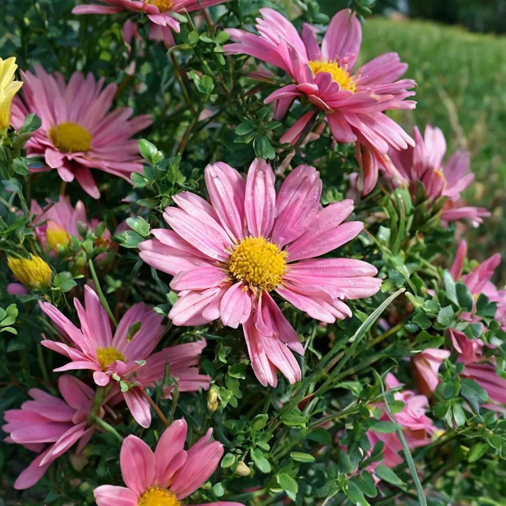 Chrysanthemum x morifolium 'Mammoth'