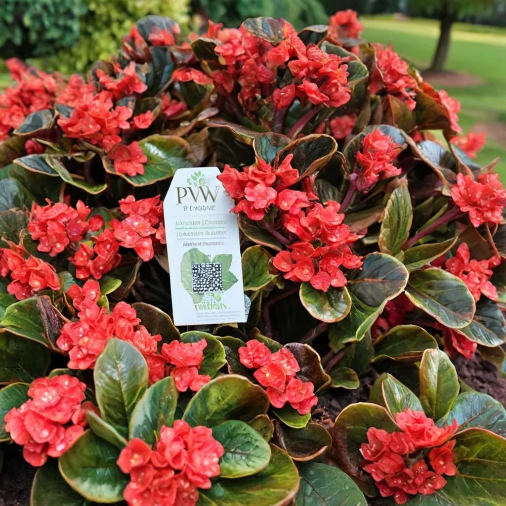 Begonia semperflorens 'Double Up Red'