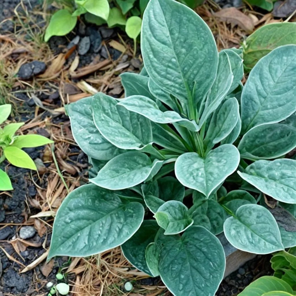 Hosta x hybrida 'Lakeside Beach Bum'