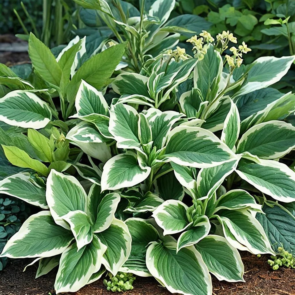 Hosta x hybrida 'Minuteman'
