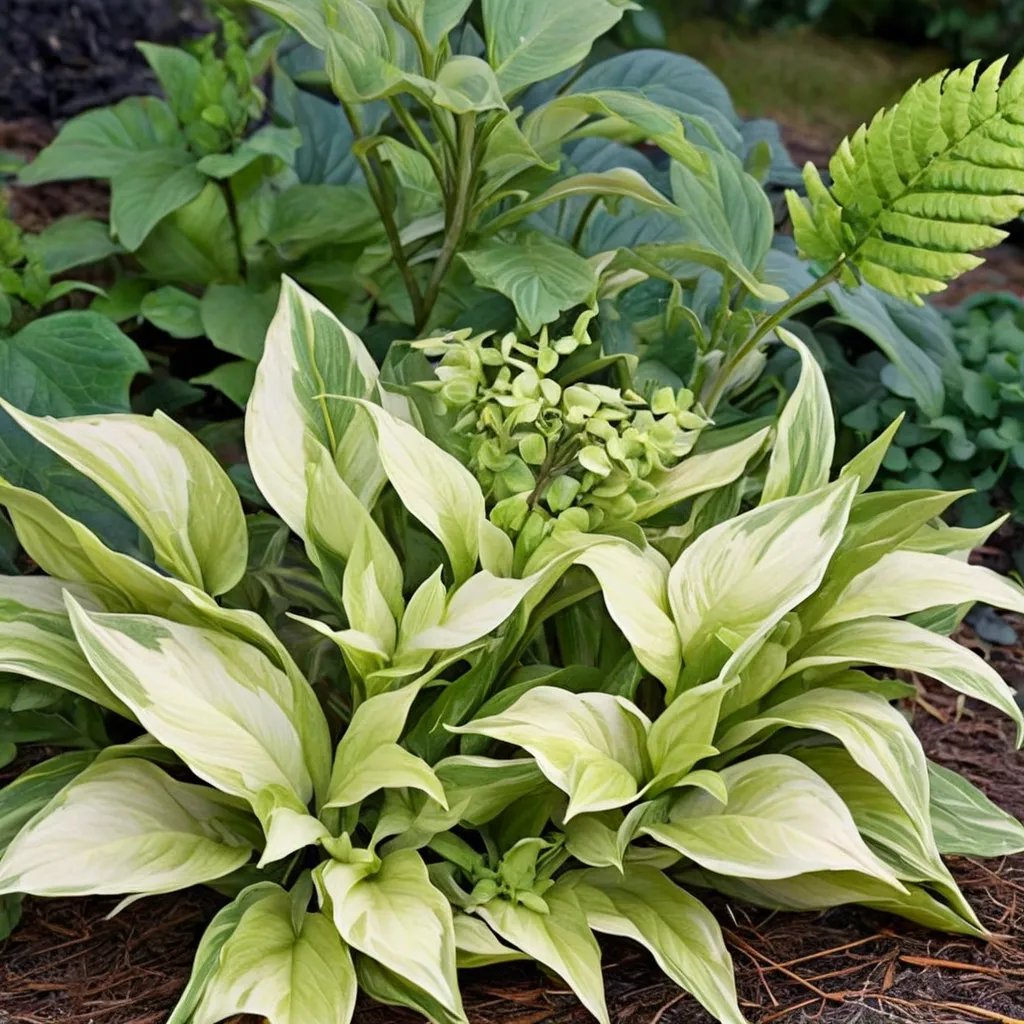 Hosta x hybrida 'Fire'