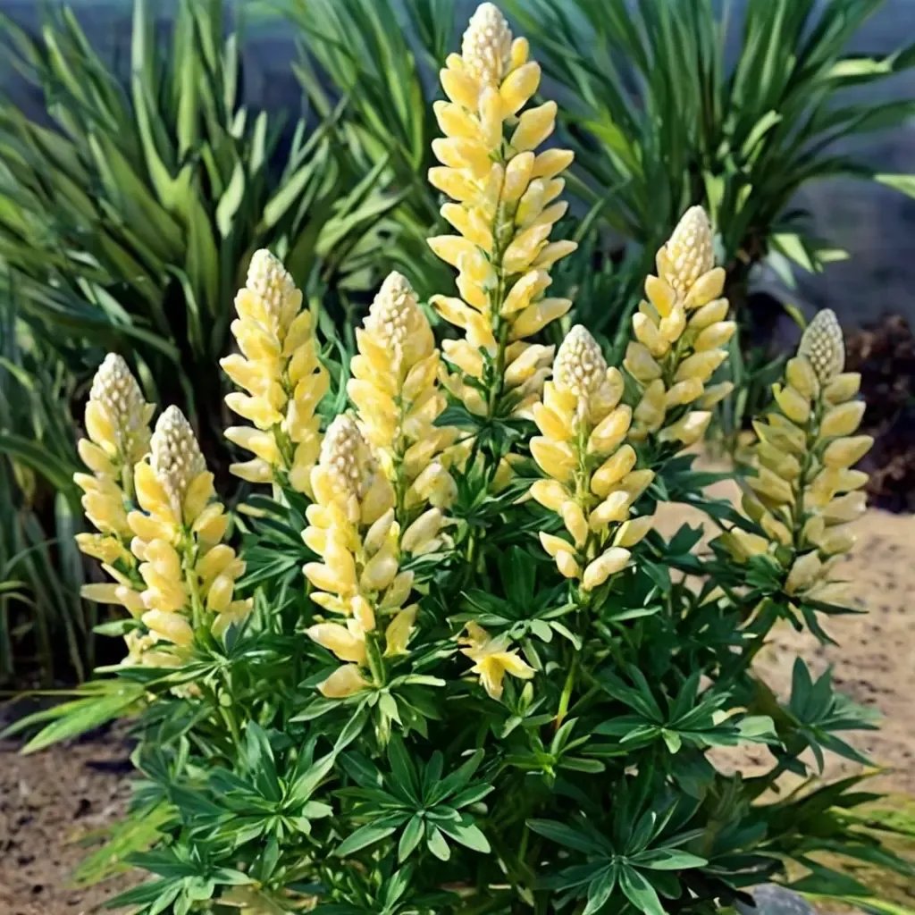 Lupinus polyphyllus 'Gallery Yellow'