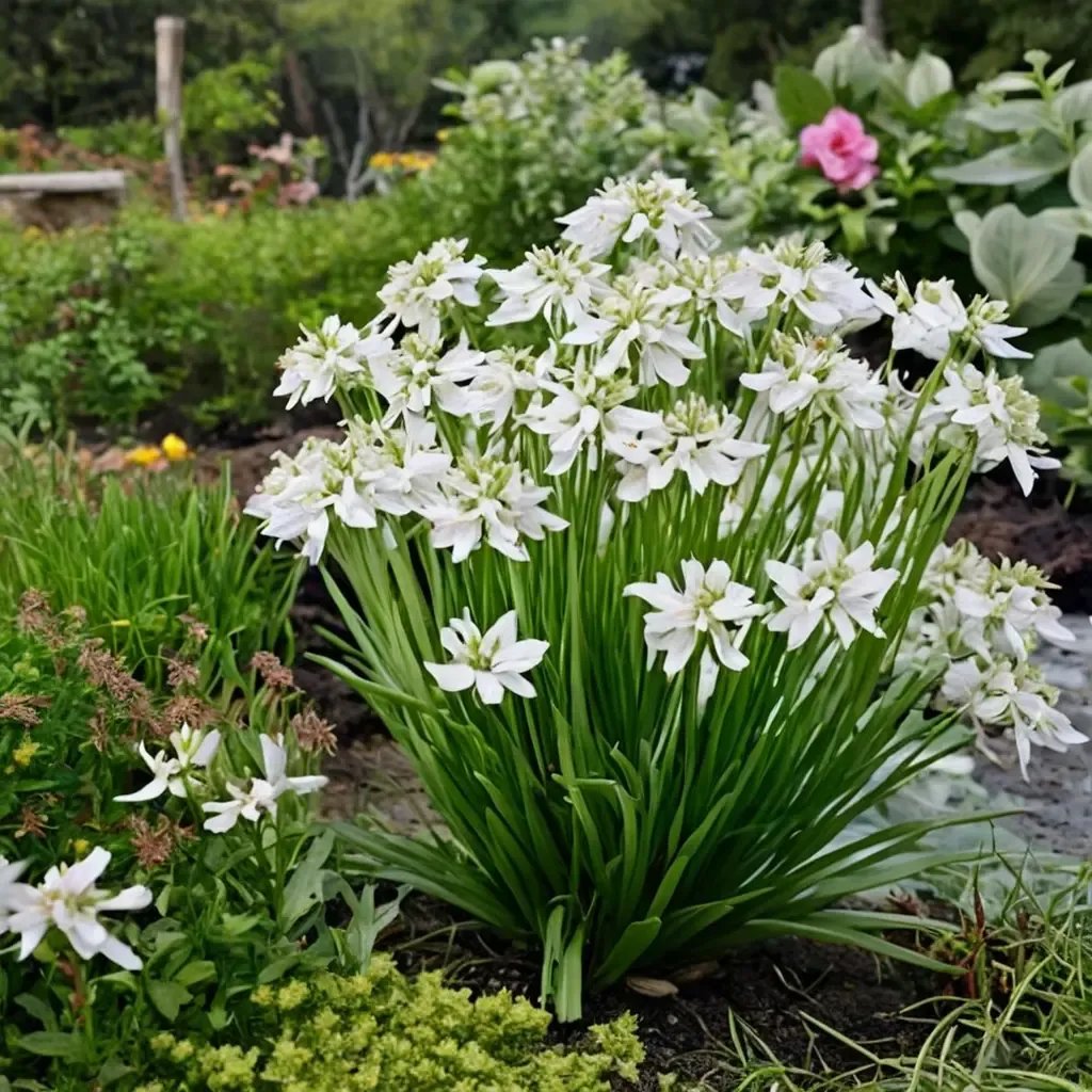 Agapanthus praecox 'Galaxy White'