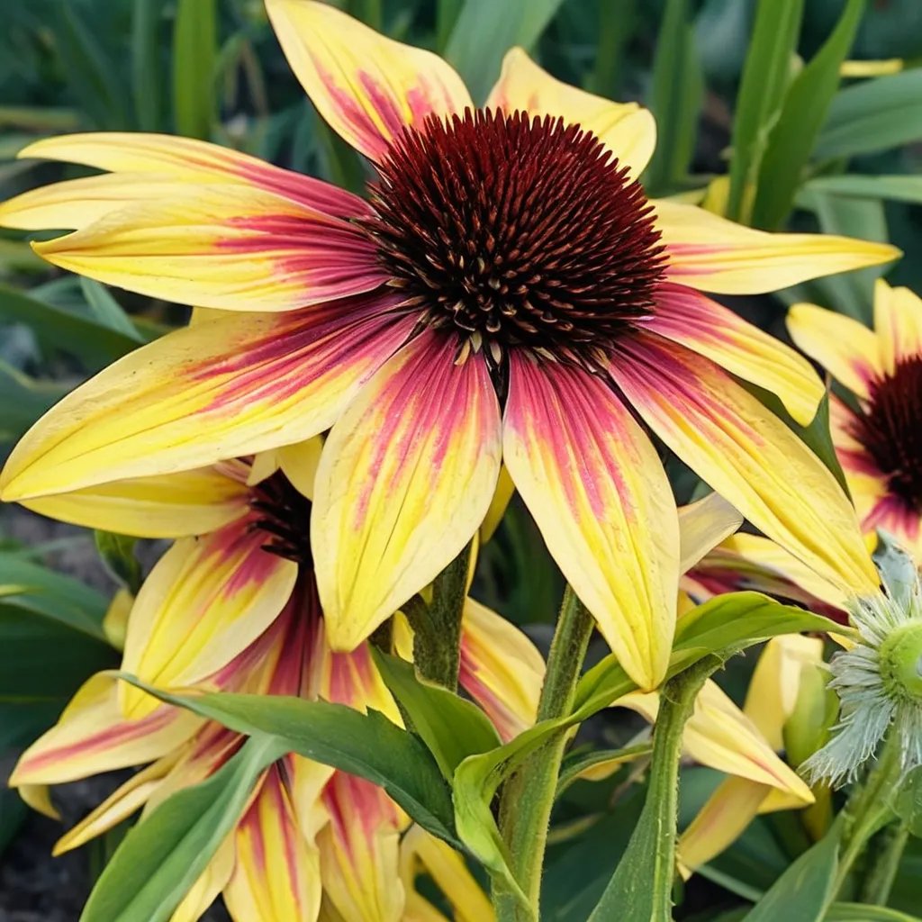 Echinacea purpurea 'Yellow Rainbow Marcella'