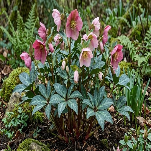 Helleborus x ballardiae 'Pink Frost'