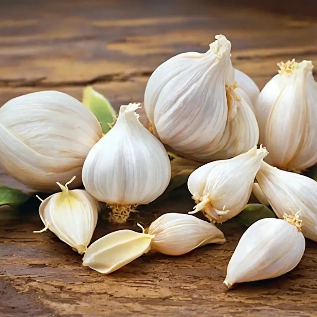 Allium sativum 'California White'