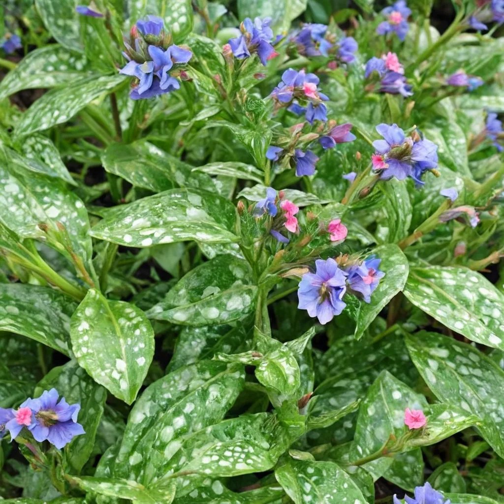 Pulmonaria officinalis 'Apple Frost'