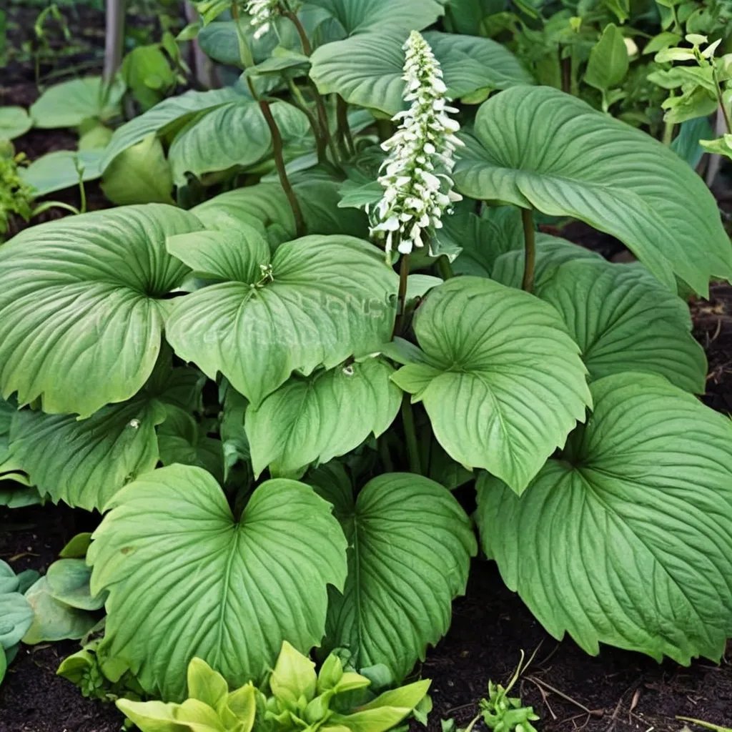 Hosta x hybrida 'Hoosier Dome'