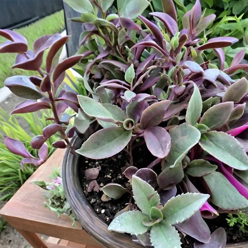 Tradescantia fluminensis 'Pale Puma'