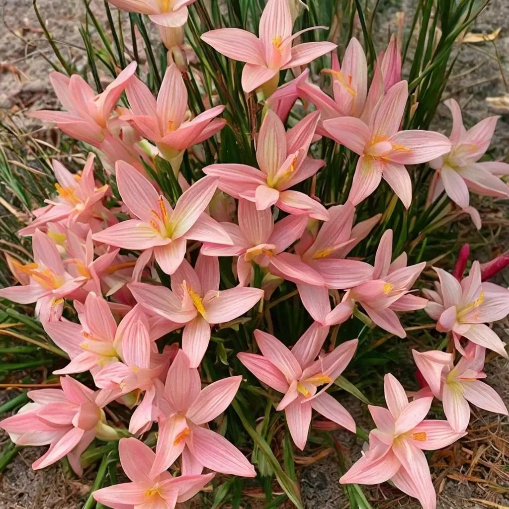Zephyranthes carinata 'Moulin Rouge'