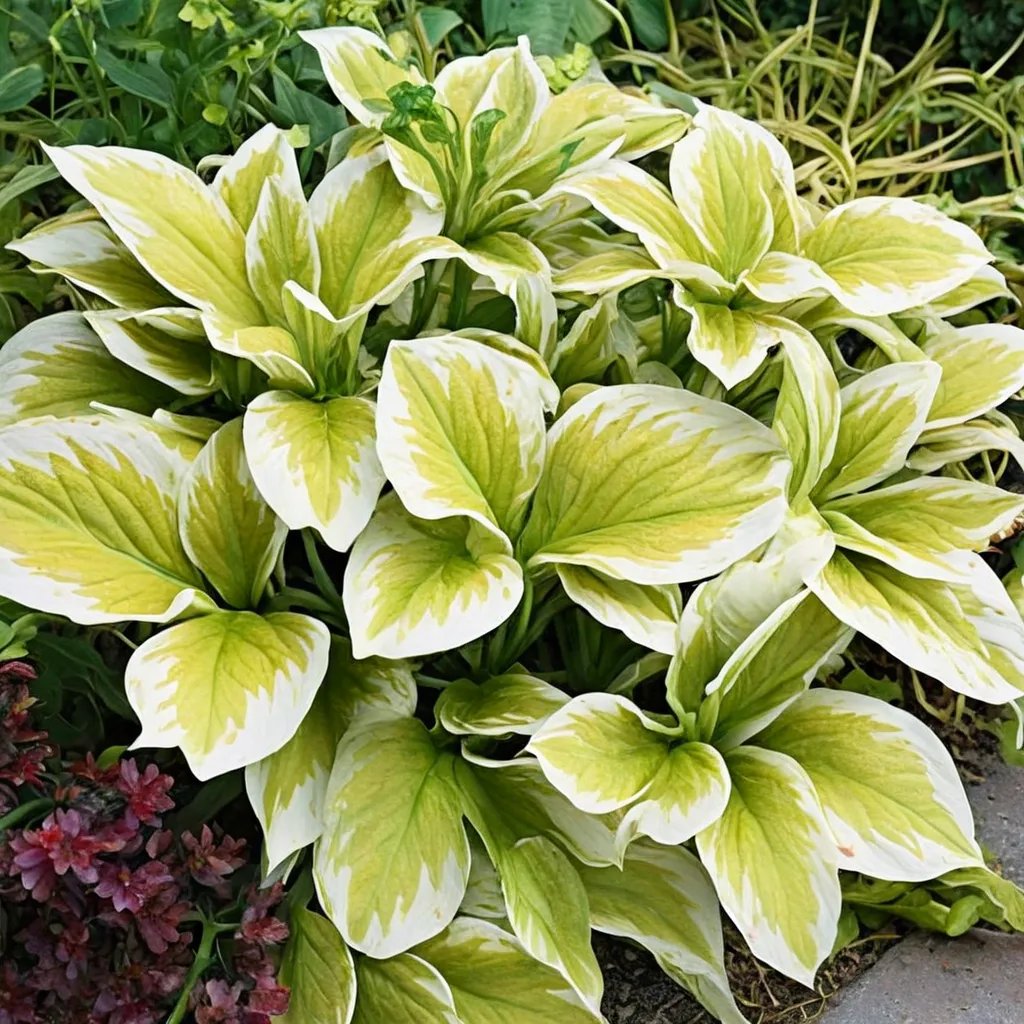 Hosta x hybrida 'Spring Morning'