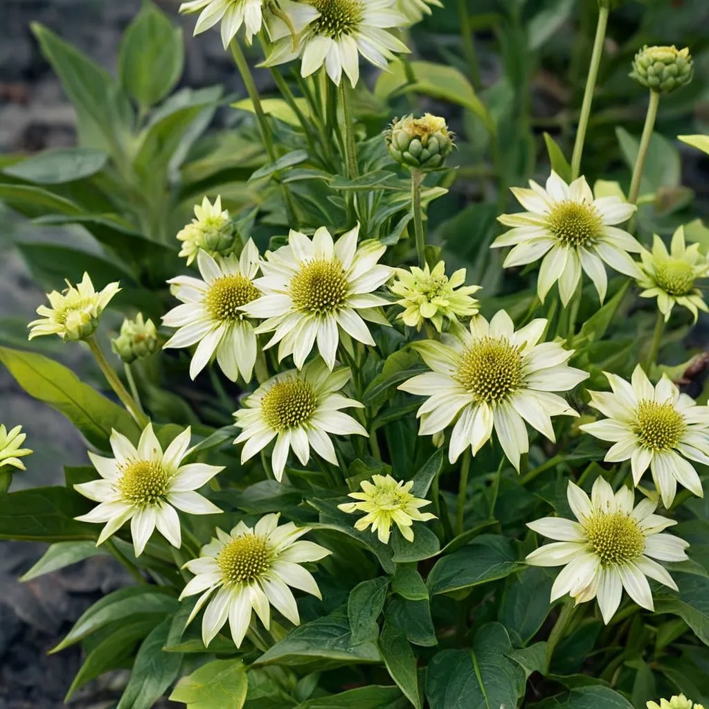 Echinacea purpurea 'Lime'