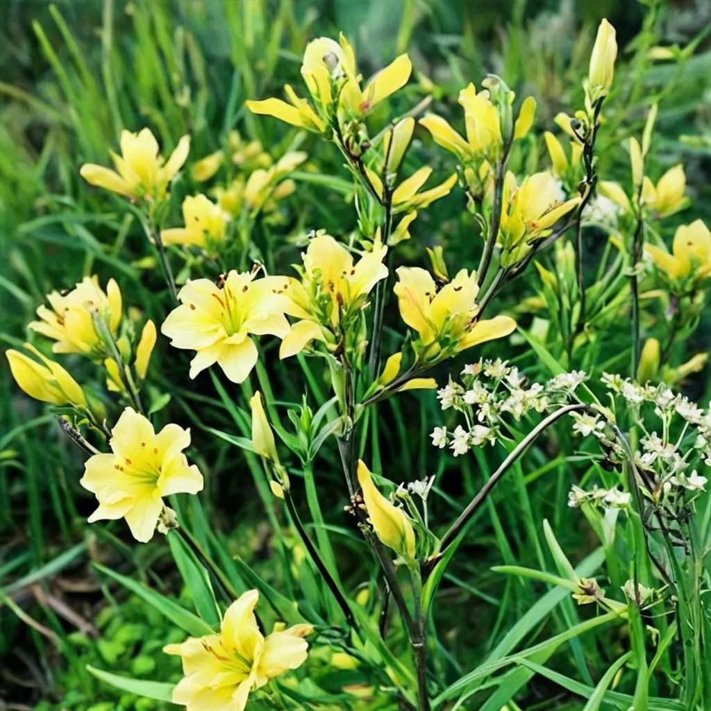 Hemerocallis x hybrida 'Golden Sprouts'