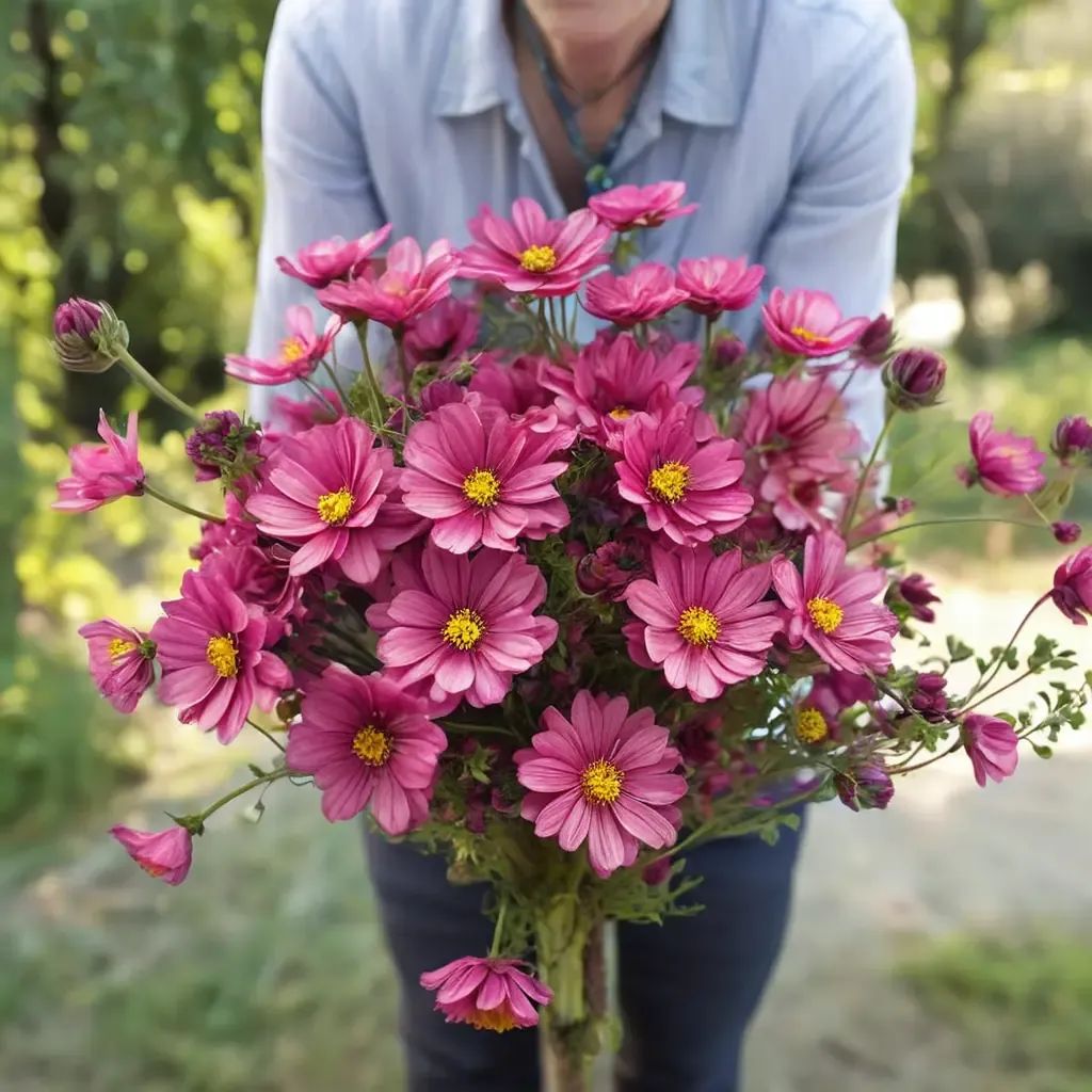 Cosmos bipinnatus 'Xsenia'
