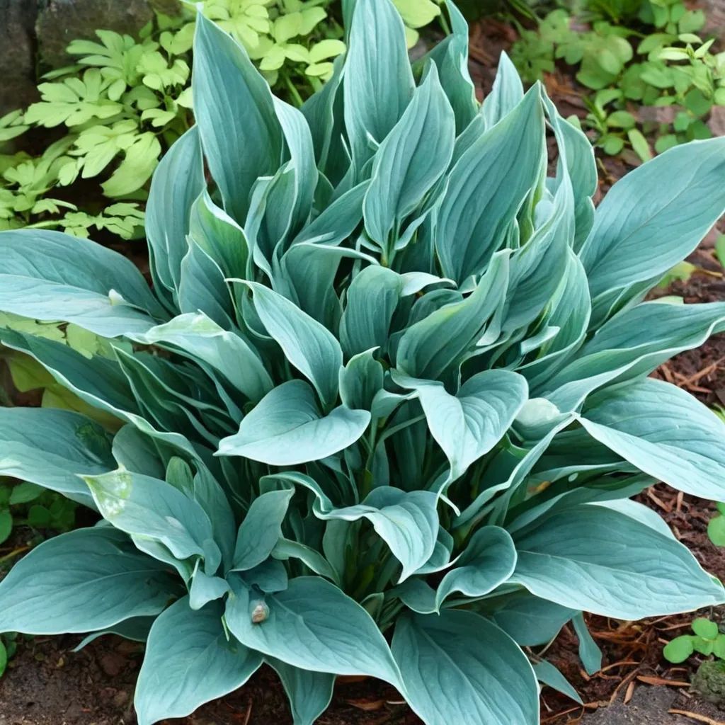 Hosta x hybrida 'Salute'